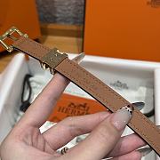 Okify Hermes Pop H 15 In Brown 1.5cm - 5