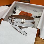 Okify Hermes Pop H 15 In White 1.5cm - 2
