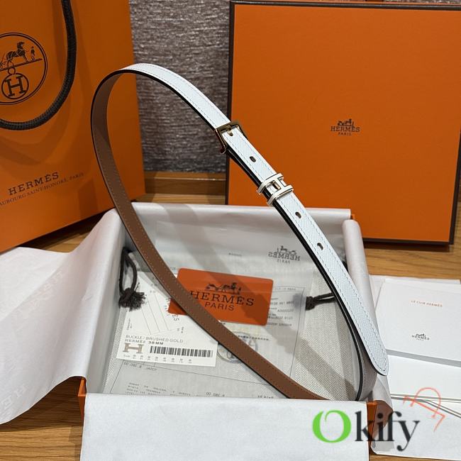 Okify Hermes Pop H 15 In White 1.5cm - 1