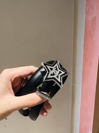 Okify CC Black Belt With Star Buckle 2cm