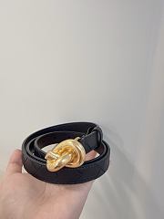 Okify Bottega Veneta Black Knot Belt  - 6