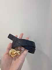 Okify Bottega Veneta Black Knot Belt  - 5