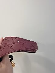 Okify Bottega Veneta Red Knot Belt  - 5
