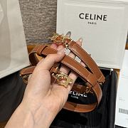 Okify Celine Stretch Brown Belt 1.8cm - 4