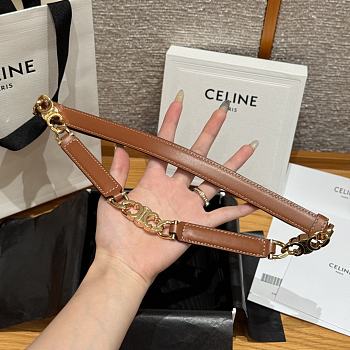 Okify Celine Stretch Brown Belt 1.8cm