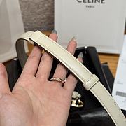 Okify Celine Stretch White Belt 1.8cm - 5
