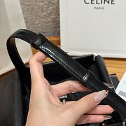 Okify Celine Black Strech Belt With Gold Hardware 1.8cm - 2