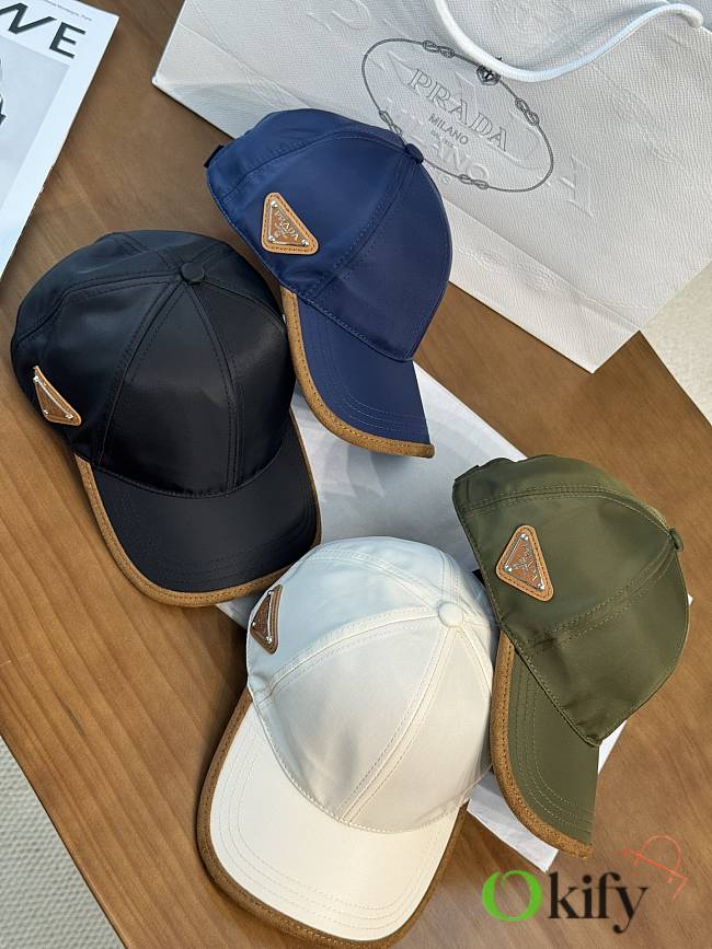 Okify Prada Cap (Black/Green/White/Blue) - 1