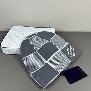 Okify Louis Vuitton Damier Gray Beanie  - 4