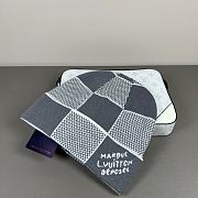 Okify Louis Vuitton Damier Gray Beanie  - 1