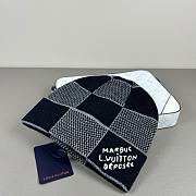 Okify Louis Vuitton Damier Black And Gray Beanie - 6