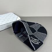 Okify Louis Vuitton Damier Black And Gray Beanie - 4