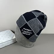 Okify Louis Vuitton Damier Black And Gray Beanie - 2