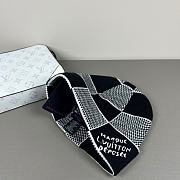 Okify Louis Vuitton Damier Black And White Beanie - 6