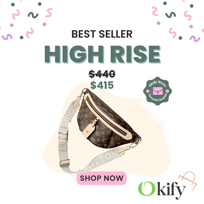 Okify Louis Vuitton High Rise Bumbag M46784 38x16x7.5cm - 1