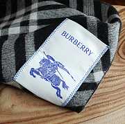 Okify Burberry Cashmere Black Scarf 168x30cm 25497 - 6