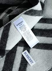 Okify Burberry Cashmere Black Scarf 168x30cm 25497 - 4