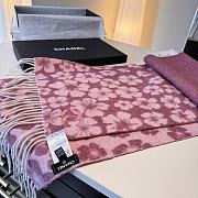 Okify CC Dark Pink Cashmere Scarf 180x30cm - 2