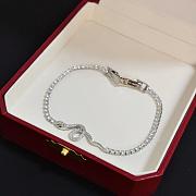 Okify Cartier Silver Bracelet With Diamond - 5