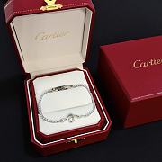 Okify Cartier Silver Bracelet With Diamond - 3