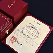 Okify Cartier Silver Bracelet With Diamond - 2