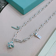 Okify Tiffany Christmas Silver Necklace - 5