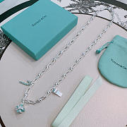 Okify Tiffany Christmas Silver Necklace - 3