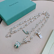 Okify Tiffany Christmas Silver Necklace - 2