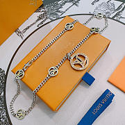 Okify Louis Vuitton Silver Necklace For Men 25527 - 3
