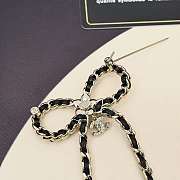 Okify CC Silver Chain Bow Brooch - 6
