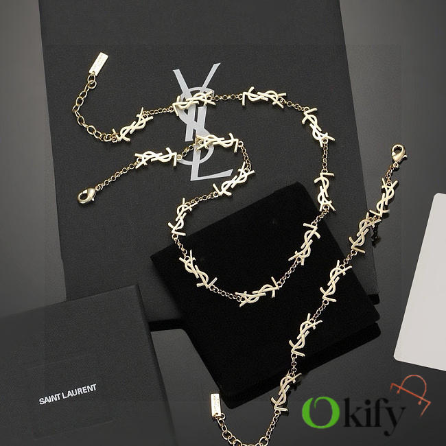 Okify YSL Gold Necklace 25529 - 1