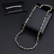Okify Chrome Heart Set Of Necklace And Bracelet - 4