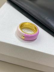 Okify Celine Sorbet Gold Ring In Pink And Nude  - 1