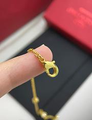 Okify Valentino Gold Cherry Necklace With Diamond - 6