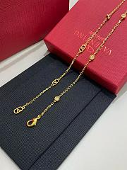 Okify Valentino Gold Cherry Necklace With Diamond - 2