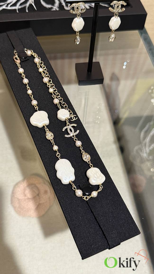 Okify CC Gold Necklace With Clouds - 1