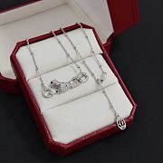 Okify Cartier Silver Leopard Necklace - 6
