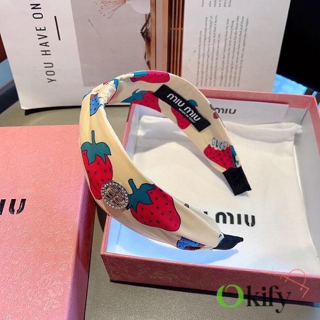 Okify MiuMiu Strawberry Headband 25547 - 1