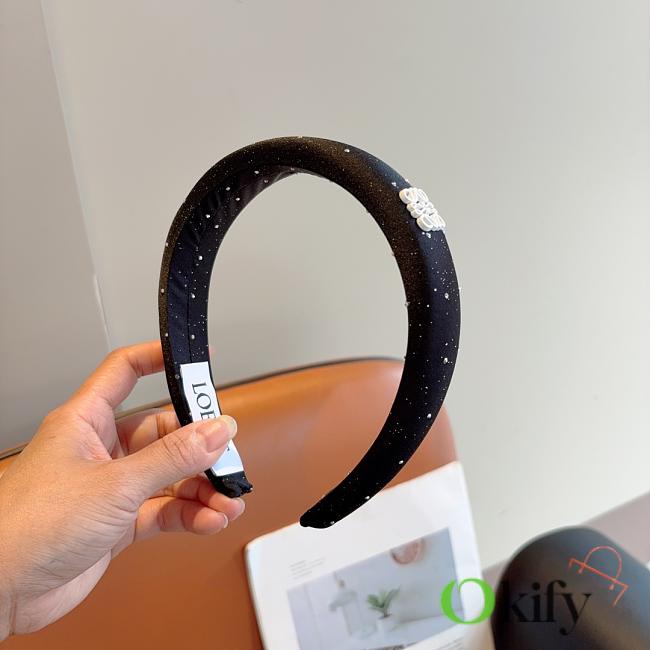 Okify Loewe Black Headband 25549 - 1