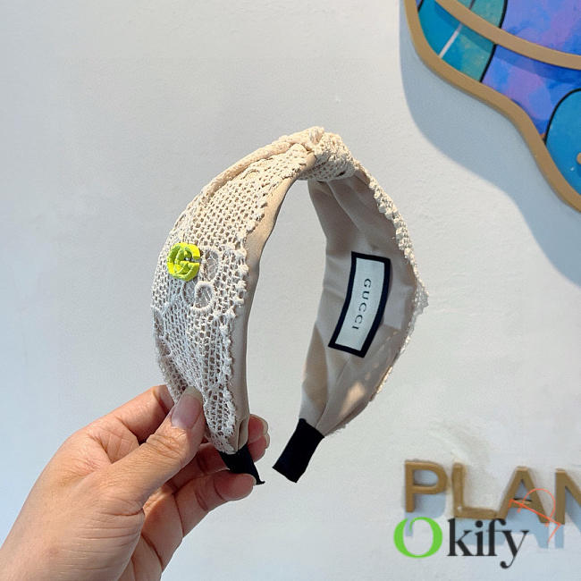 Okify Gucci White Headband 25550 - 1