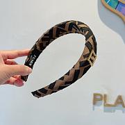 Okify Fendi Brown Headband 25557 - 6