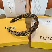 Okify Fendi Brown Headband 25557 - 3