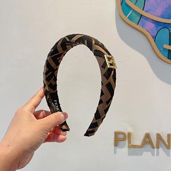 Okify Fendi Brown Headband 25557