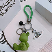 Okify Vivienne Westwood Green BearBrick Key Chain - 4