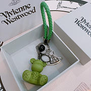 Okify Vivienne Westwood Green BearBrick Key Chain - 5