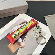 Okify Balenciaga Red Energy Bar Key Chain - 1