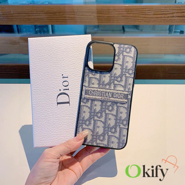 Okify Dior Gray Phone Case 25566 - 1