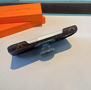Okify Louis Vuitton Dark Brown Phone Case With Ring Holder - 5