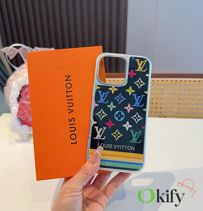 Okify Louis Vuitton Colorful Phone Case  - 1