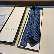 Okify Gucci Horsbit Dark Blue Tie - 4